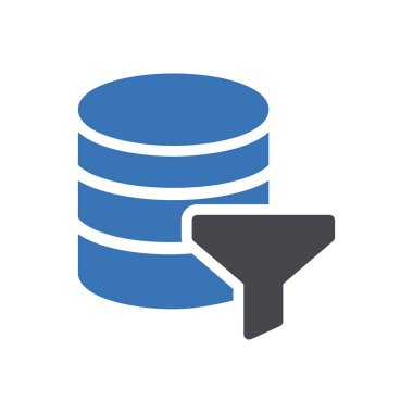 veritabanı vektör renk simgesi 