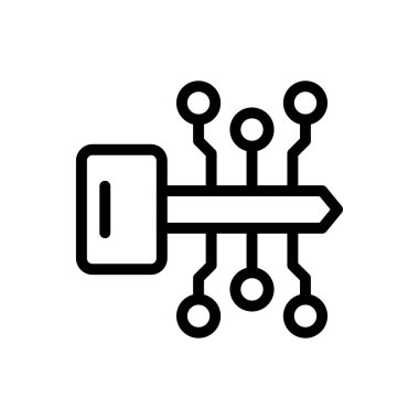 para birimi vektörü ince çizgi simgesi 