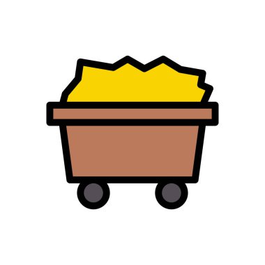 Bitcoin vektör renk çizgisi simgesi