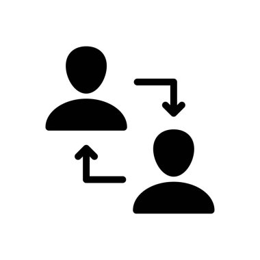 değişken vektör düz simgesi