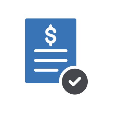 Bill vektör renk simgesi