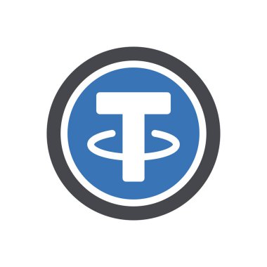 para birimi vektör renk simgesi