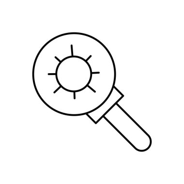 lab vektör ince çizgi simgesi