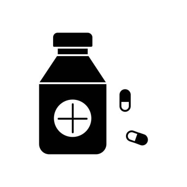 kapsül vektör düz simge