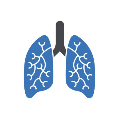 nefes vektörü renk simgesi 