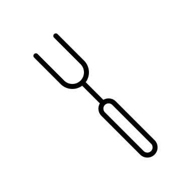 Mutfak vektörü ince çizgi simgesi 