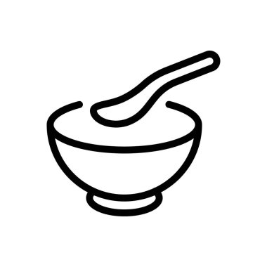 kase vektörü ince çizgi simgesi 