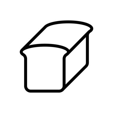 Kahvaltı vektörü ince çizgi simgesi 