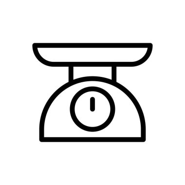 Ölçeklendirme vektörü ince çizgi simgesi 