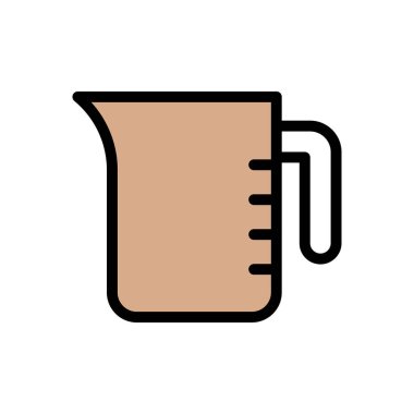 su vektörü renk çizgisi simgesi 