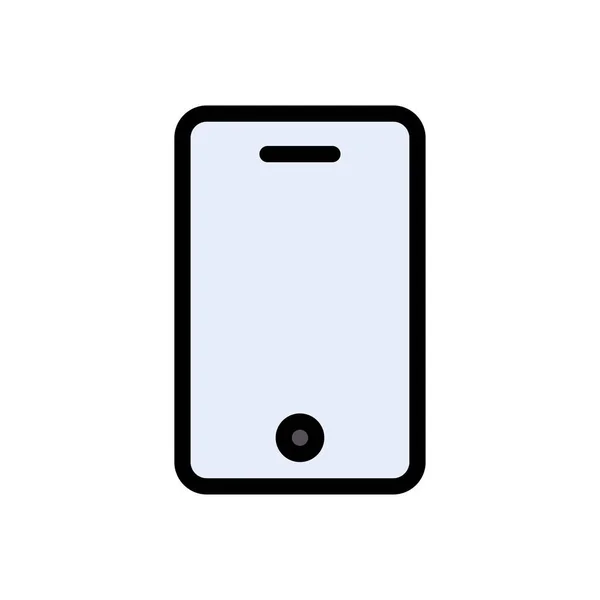 Telefoon Vector Kleur Lijn Pictogram — Stockvector