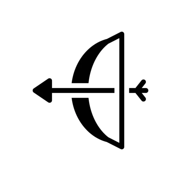 Dart Vector Glyph Flat Icon — Stock Vector