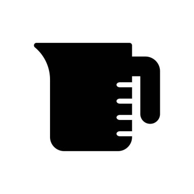 su vektörü kabartması düz simge 