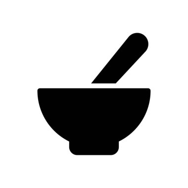 kaşık vektör düz simgesi 