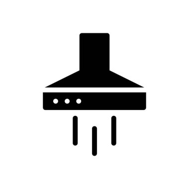 Egzoz vektörü simgesi düz simgesi 