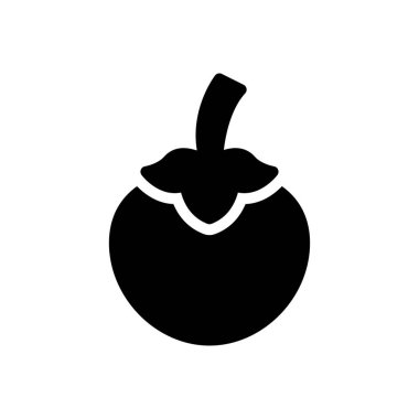 yiyecek vektörü kabartması düz simge 