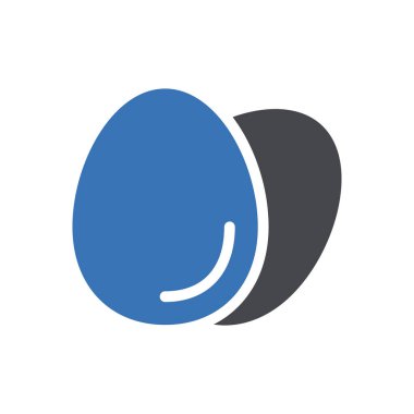 omlet vektör kabartma renk simgesi 