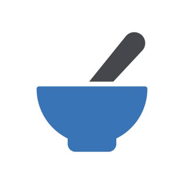 kaşık vektör renk simgesi 