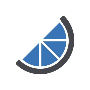 turuncu vektör renk simgesi 