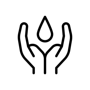 dikkat vektörü ince çizgi simgesi 