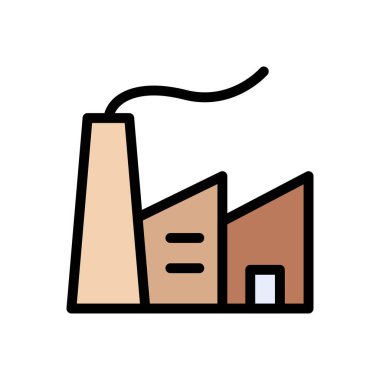 Sektör vektör renk çizgisi simgesi 