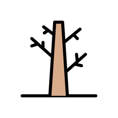 doğa vektörü renk çizgisi simgesi 