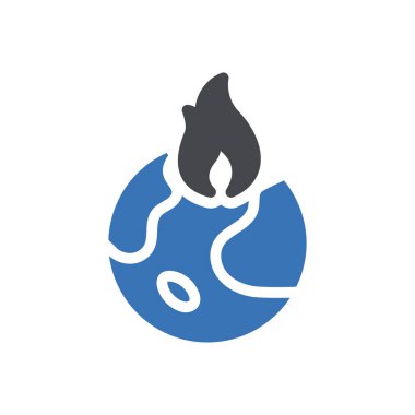 sıcak vektör renk simgesi 