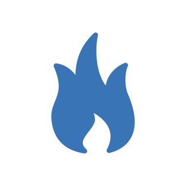 alev vektörü renk simgesi 