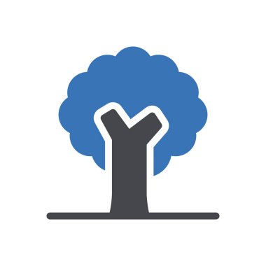 Doğa vektörü renk simgesi 