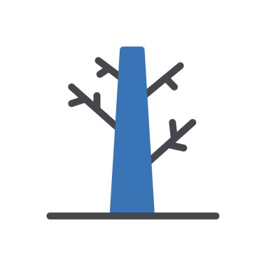 Doğa vektörü renk simgesi 