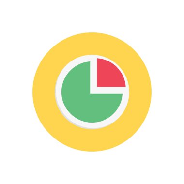 daire vektör dairesi düz simgesi