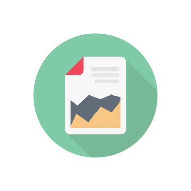 dosya dairesi düz simgesi