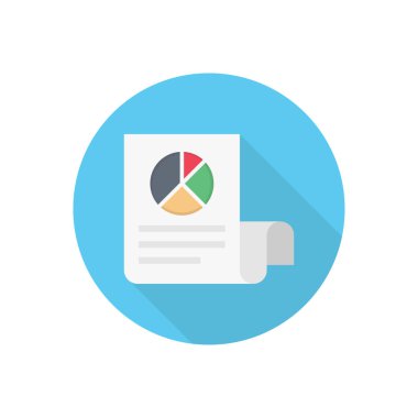 sayfa dairesi düz simgesi