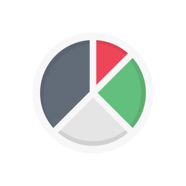 grafik vektörü düz renk simgesi