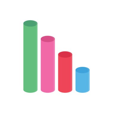 grafik vektörü düz renk simgesi