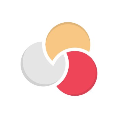 grafik vektörü düz renk simgesi