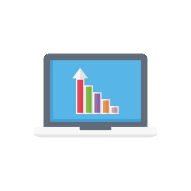 Vektör düz renk simgesini arttır