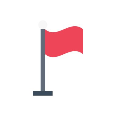 hedef vektör düz renk simgesi