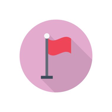 hedef halka gölge düz simge