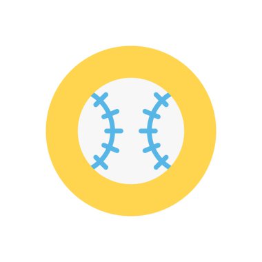 spor vektör dairesi düz simgesi