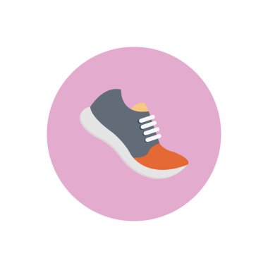 vektör çemberi düz simgesini çalıştır