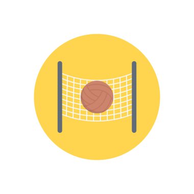 spor vektör dairesi düz simgesi