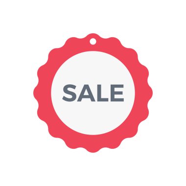 etiket vektörü düz renk simgesi