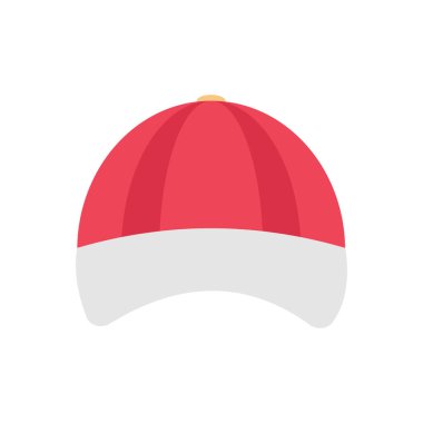 hat vektörü düz renk simgesi