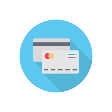 öde daire gölge düz simgesi