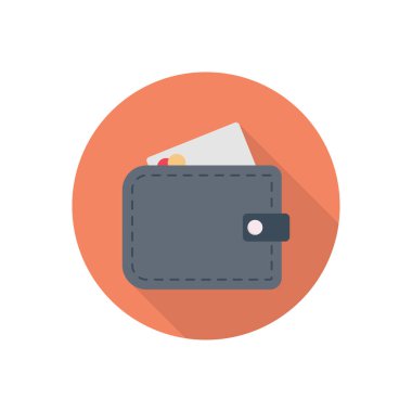 öde daire gölge düz simgesi