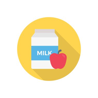 meyve suyu çemberi gölge düz simgesi