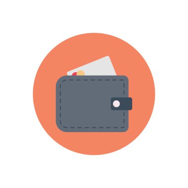 öde vektör dairesi düz simgesi