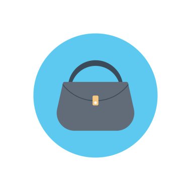 cüzdan vektör dairesi düz simgesi