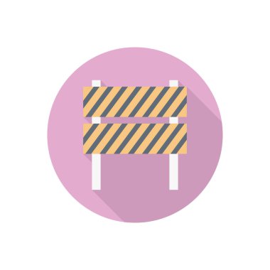 Daire şeklindeki düz simgeyi durdur